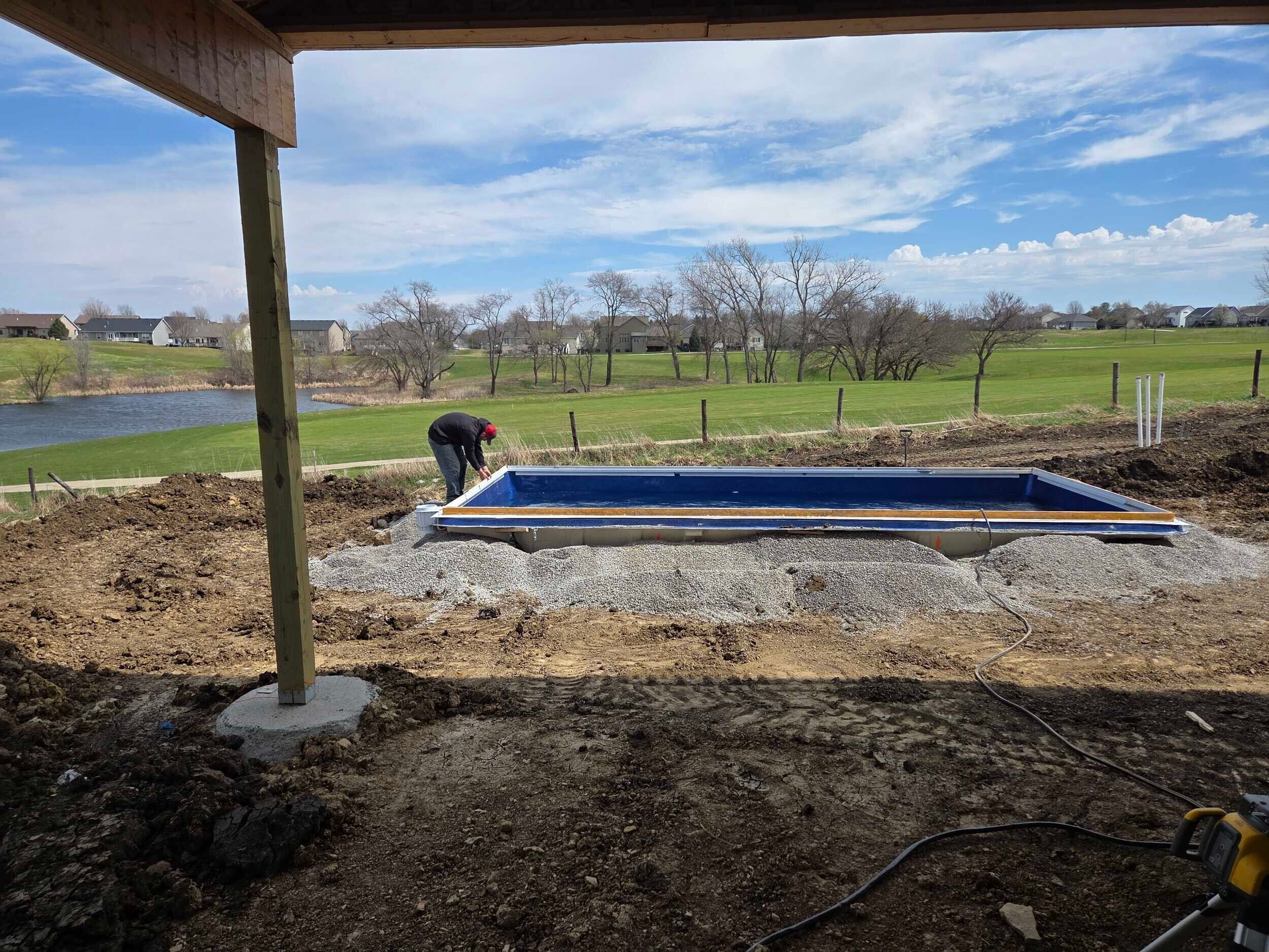 April - Pool Install